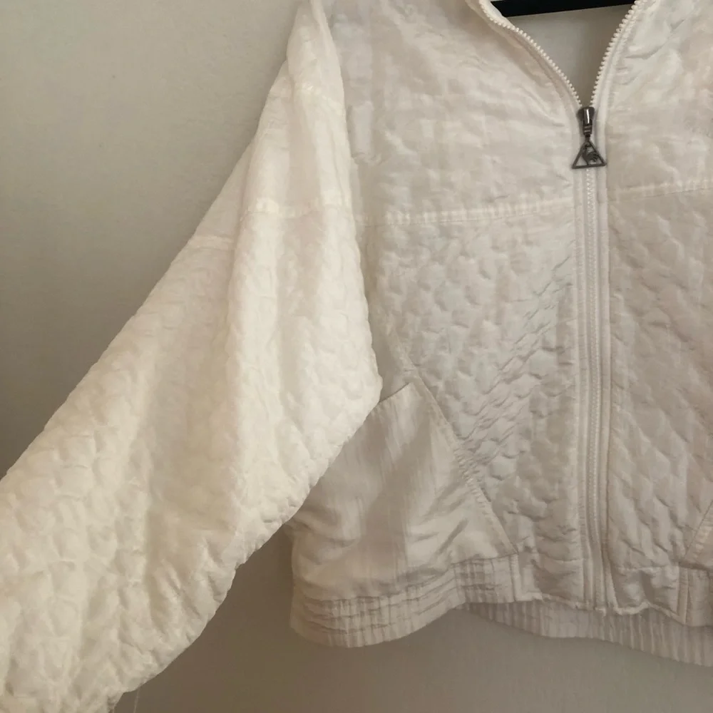 Le Croq Sportif Vintage Windbreaker White Medium - Picture 3 of 6